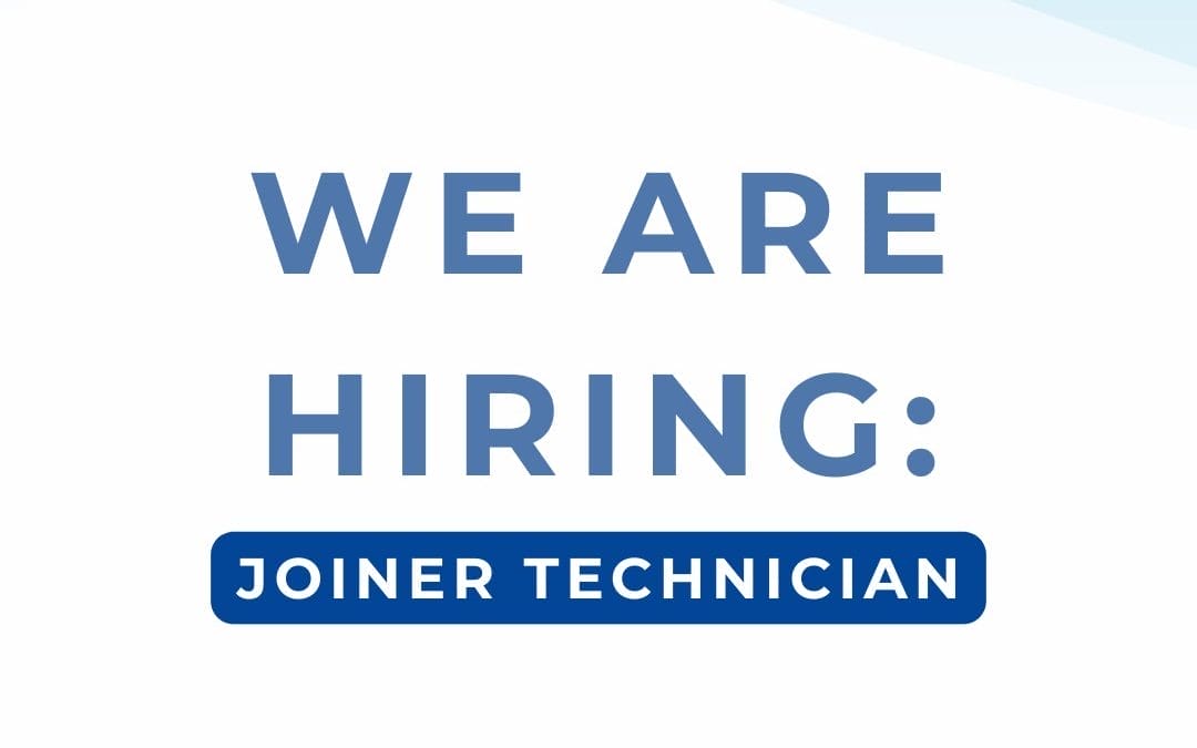 Job Vacancy: Joiner Technician