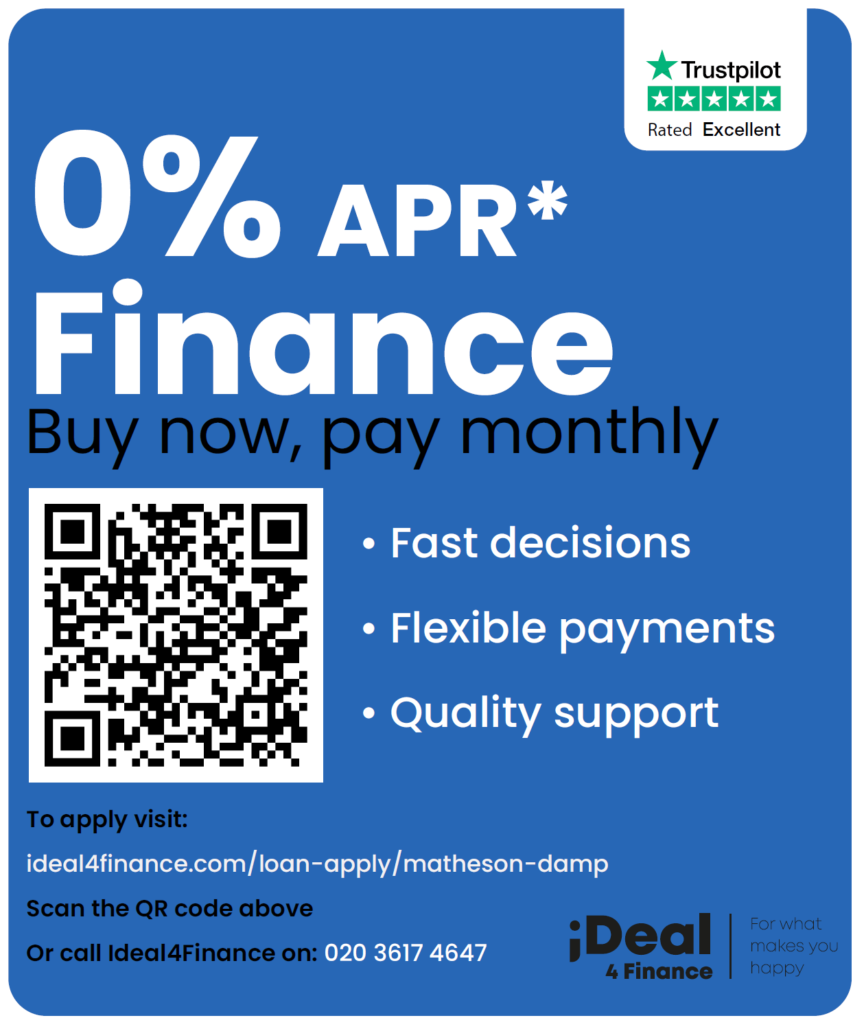 0% APR Finance Options - Matheson Damp Services 0% APR Finance Options - Matheson Damp Services